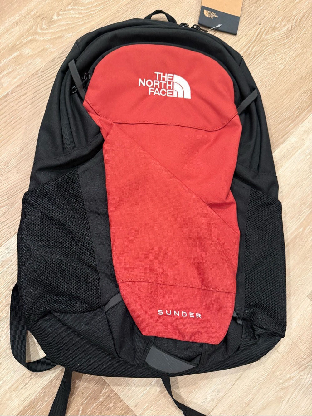 The North Face Backpack in Red and Black